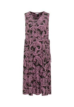 Cecil, MIDIKLEID MIT V-NECK UND PRINT - Robe de jour - raw khaki