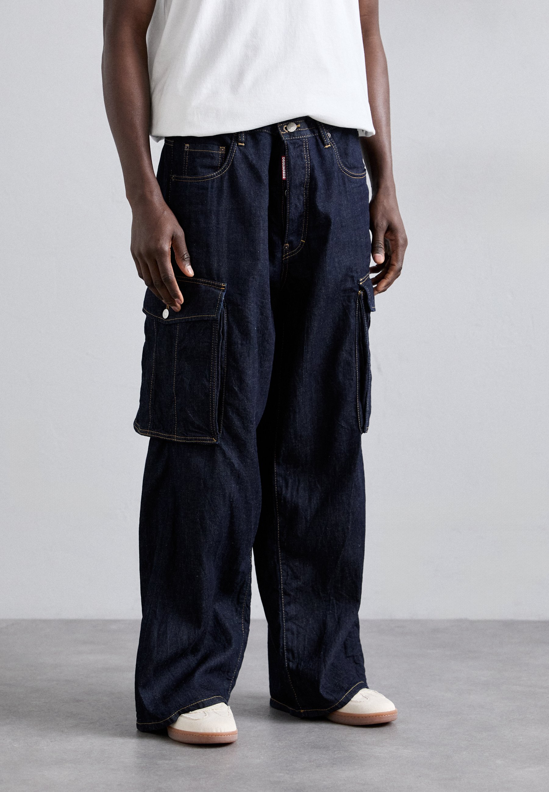 Dsquared2 LOOSE - Relaxed fit jeans - navy blue/blue denim