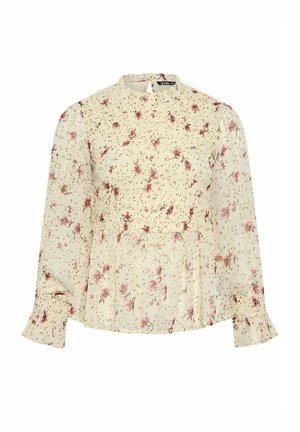 Yours Clothing, PLUS SIZE FLORAL TOPS - Bluse - white