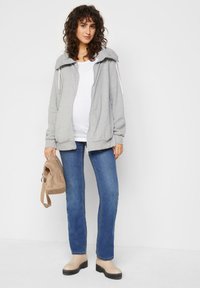 bonprix TRAGE-UMSTANDS - Felpa con zip - grey