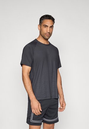 HOOPS SHOOTING  - Lihtne T-särk - black/castlerock