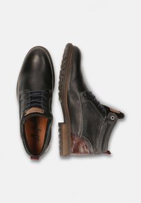 Australian Footwear CONLEY GEKLEED  - Stivaletti stringati - black burgundy