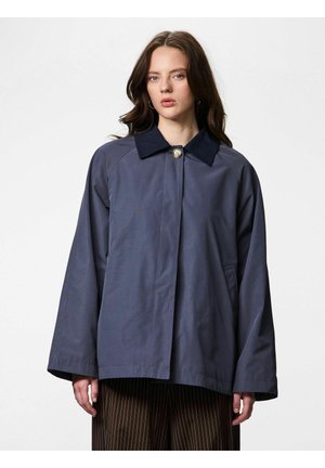PCVILMA A-SILHOUETTE - Cappotto corto - ombre blue
