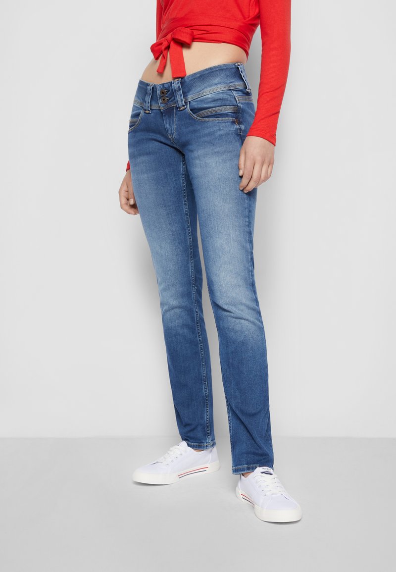 Pepe Jeans VENUS - Straight leg jeans - 000/blue denim - Zalando.co.uk