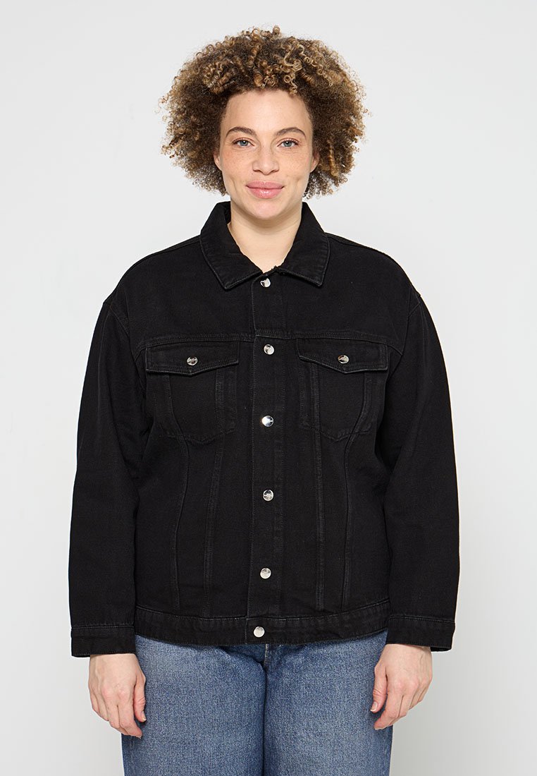 ONLY Carmakoma Spijkerjas zwart