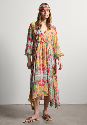 Stefanel LONG - Maxi-jurk - yellow red