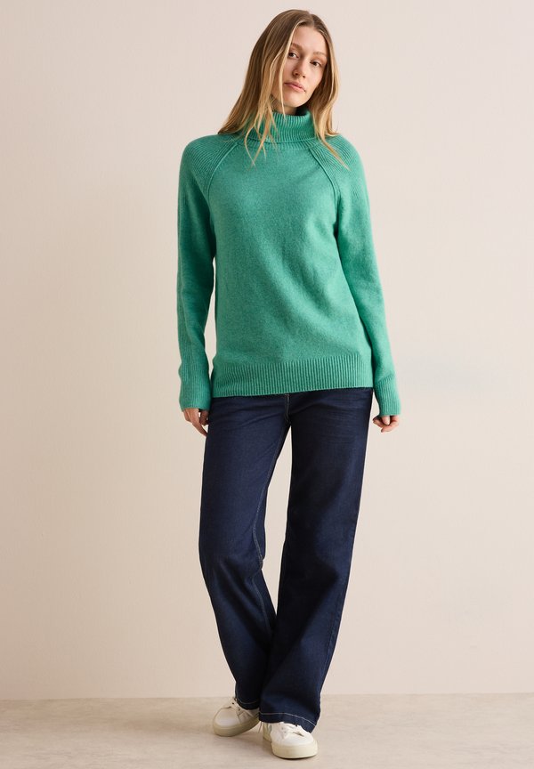 ROLLKRAGEN - Strickpullover - grün