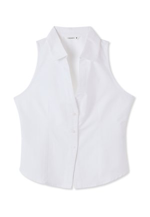 Terranova, SENZA MANICHE CON BOTTONI - Camicia - bianco ottico