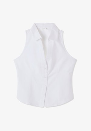 Terranova, SENZA MANICHE CON BOTTONI - Camicia - bianco ottico