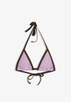 CONTRAST TRIANGLE - Haut de bikini - light pink