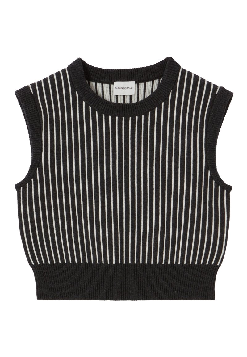 CLAUDIE PIERLOT Trui grijs gemêleerd