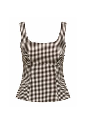 ONLY, A-SHAPE TOP ONLNOEMI A-SHAPE TOP - Blouse - coffee bean