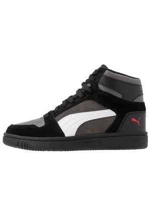 High-top trainers - black