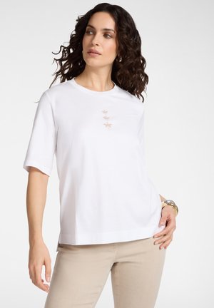 CON LIBELLULE - T-Shirt print - bianco