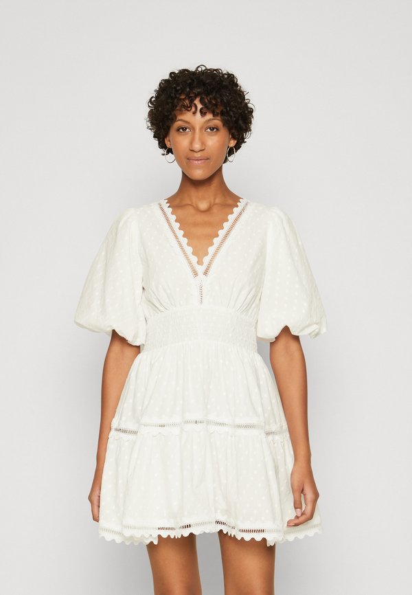 ELVIRA V NECK MINI DRESS Day dress Product Details