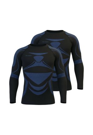 2 PACK - Unterhemd/-shirt - schwarz/blau