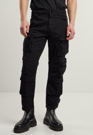 Urban Classics POCKET - Cargo trousers - black