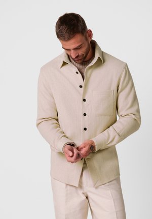 PROFUOMO PROFUOMO SOLID OVERSHIRT - Lichte jas - sand