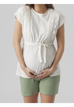 T-shirt print - white