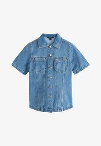 Sélectionné, mid blue denim