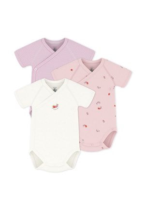 MANCHES COURTES IMPRIMÉ 3 PACK - Body - white pink multicolor
