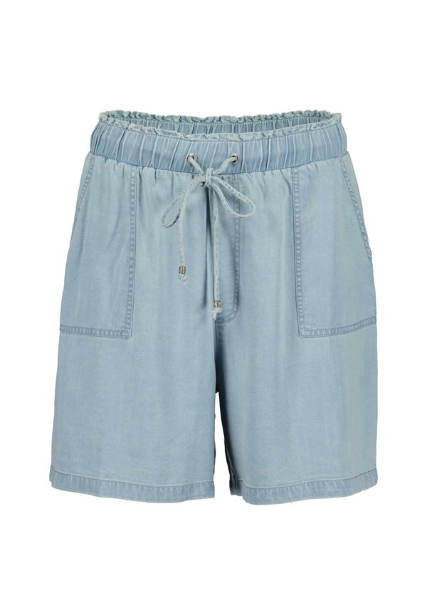 ESSENTIALS - Jeans Shorts - hl blau