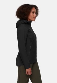 Mammut RIME IN FLEX HOODED - Fleece jacket - black