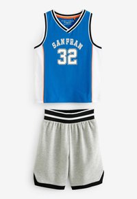 Next 2 PACK - REGULAR FIT SET - Pyžamo - blue black basketball