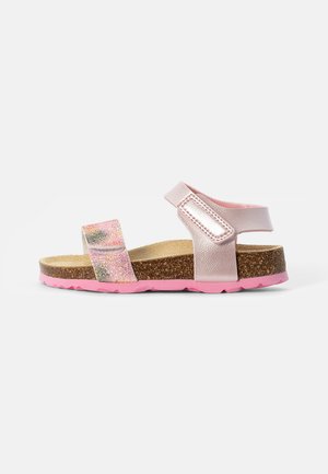 FUSSBETTPANTOFFEL - Sandalias - rosa/mehrfarbig