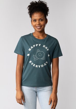 HAPPY DAY EVERYDAY - Print T-shirt - stargazer