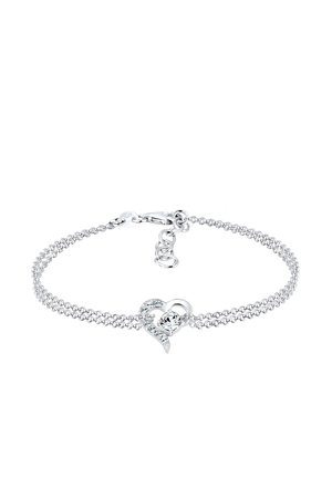 SPARKLING HEART - MIT KRISTALLEN VON SWAROVSKI® - Armband - silver-coloured