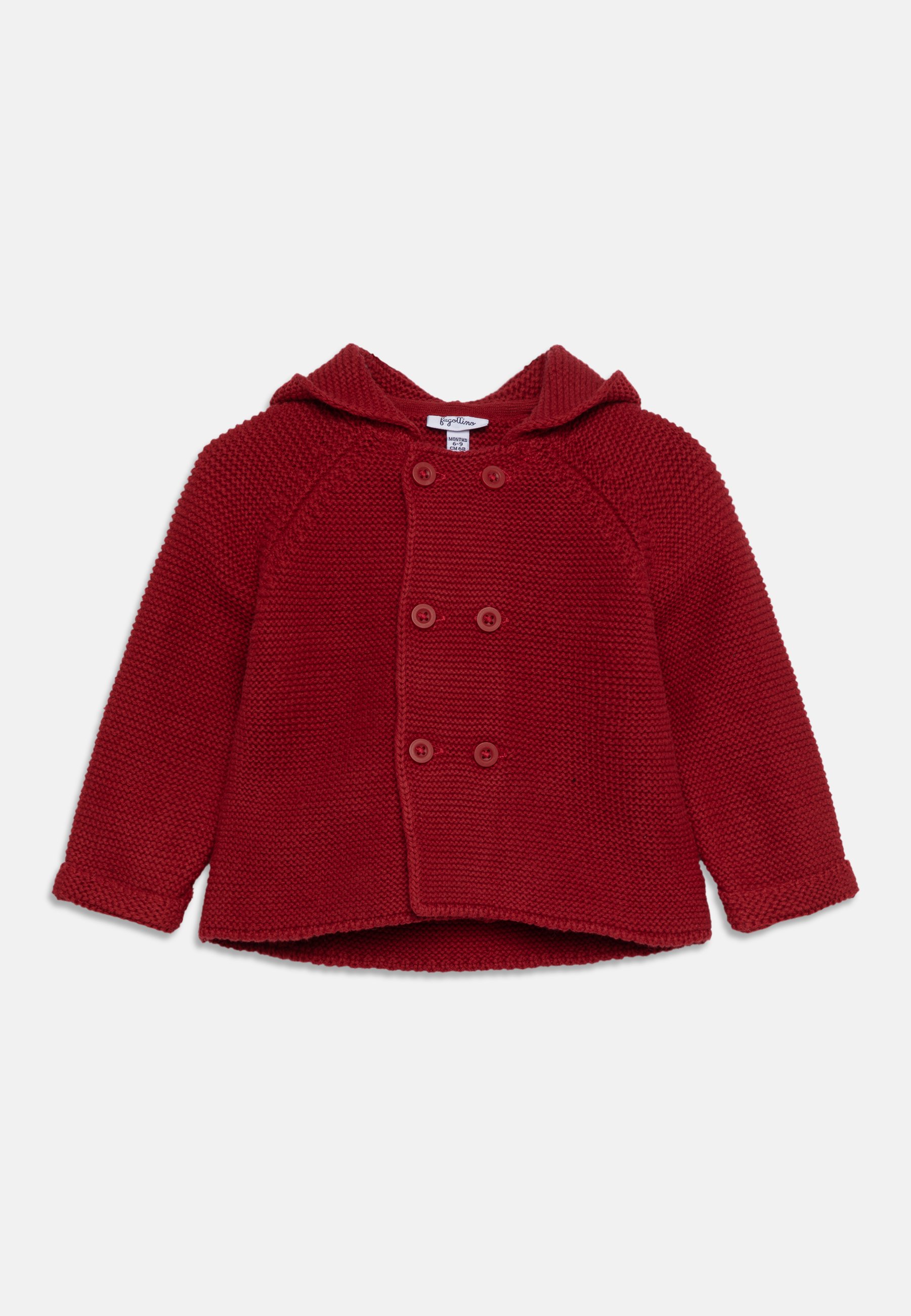 Armor Lux Baby Strickjacke K1087 – Unisex, Mit Kapuze & Reißverschluss, Aus 50% Wolle