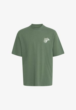 Blend, BHJEHON - Print T-shirt - duck green