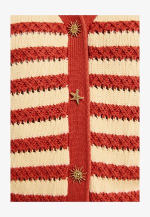 Love & Roses, Cardigan - rust brown
