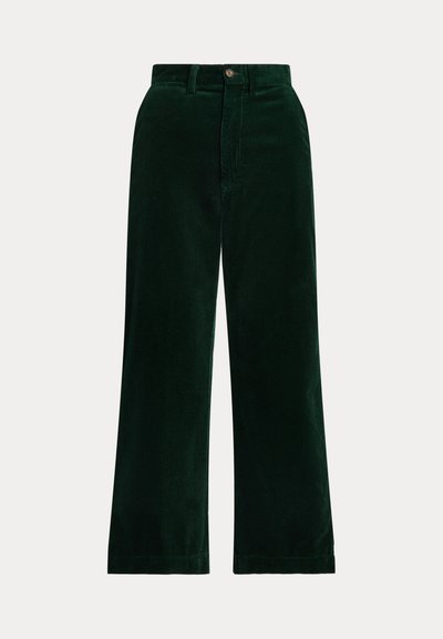 Polo Ralph Lauren CROPPED FLAT FRONT - Pantalones - college green