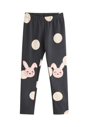 AOP KNEE APPLIQUE - Leggings - dark dusty grey