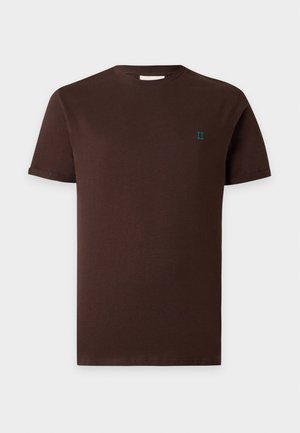 Les Deux, CORE SEASONAL - T-shirt basic - molé brown
