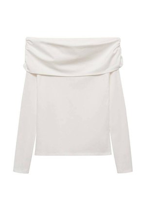 Mango Kids Majica z dolgimi rokavi - off-white