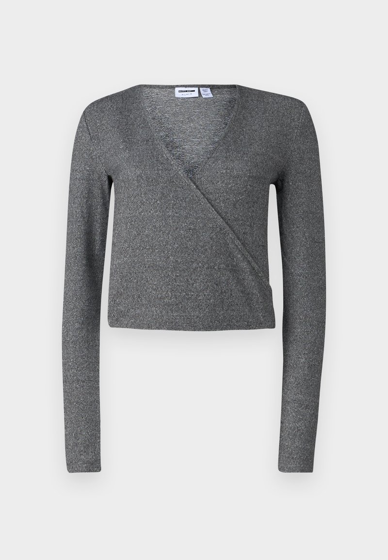 Noisy May Trui donkergrijs gemêleerd