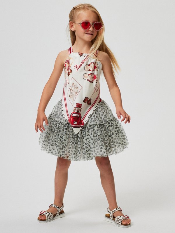 GONNA TUTÙ LEOPARD - A-Linien-Rock - maculato