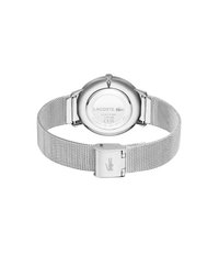 Lacoste 2H SS CASE AND BEZEL DIAL WITH CG DETAILS SS MESH - Uhr - silver coloured