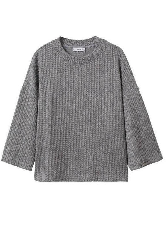 Damen Strickjacken | Mango VEGA Strickpullover medium heather grey/grau-meliert - OK83297 Damen Strickjacken | Mango VEGA Strickpullover medium heather grey/grau-meliert - OK83297
