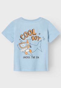 Name it 2ER SET  - Print T-shirt - blau-braun