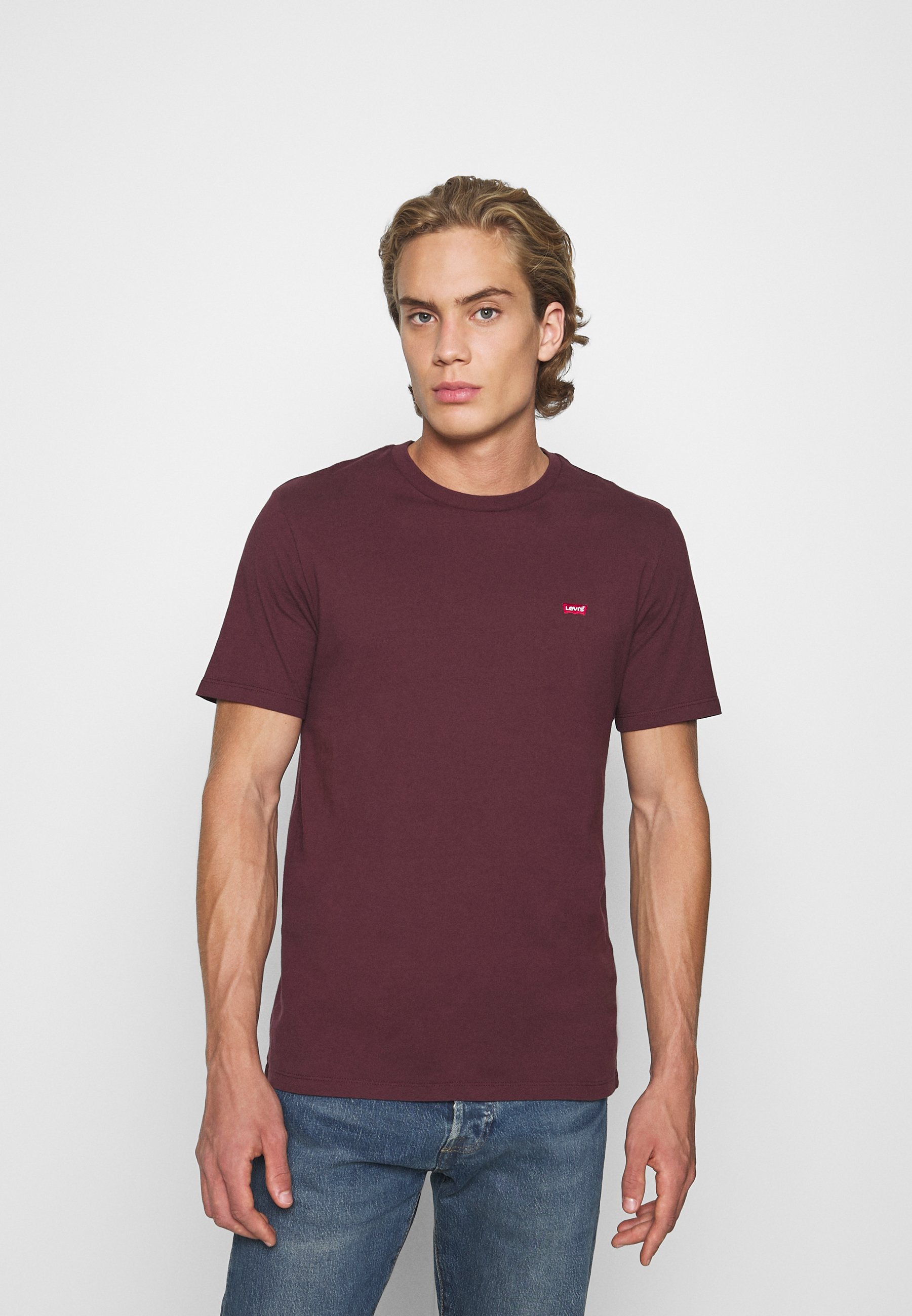 levis t shirt bordeaux