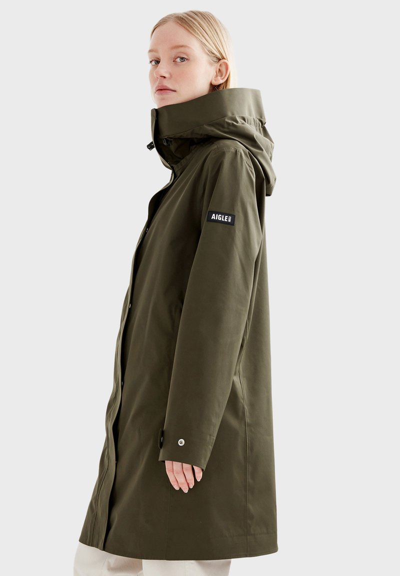 Manteau Toggi Imperméable Femme – Kaki, Taille 12, équitation
