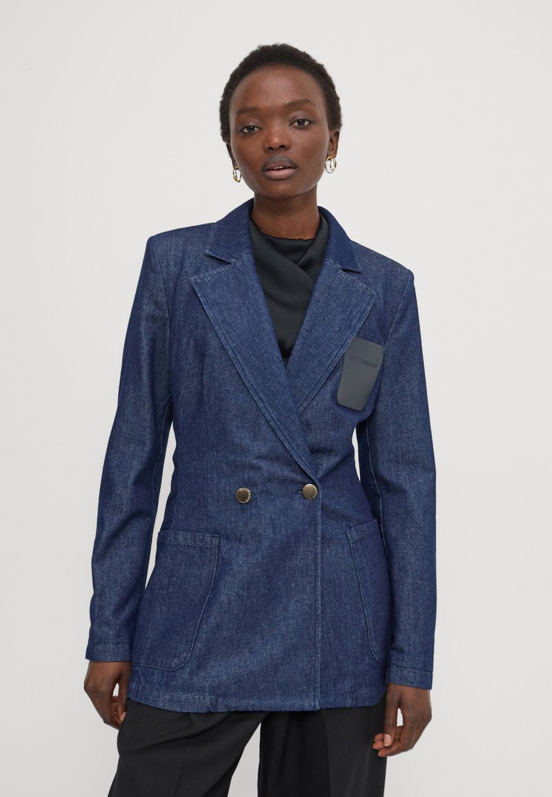 Emporio Armani Kurzmantel - denim blu