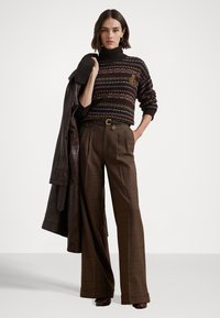 Lauren Ralph Lauren Petite FAIR ISLE WOOL BLEND TURTLENECK SWEATER - Džemperis - multi