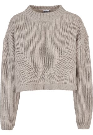 Urban Classics WIDE OVERSIZE  - Strickpullover - warmgrey