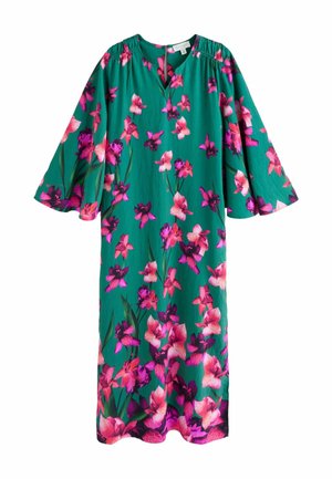 REGULAR FIT - FLORAL - Maxikleid - green