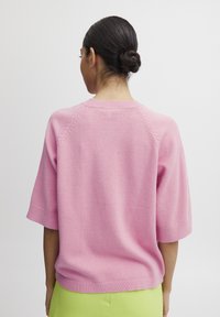 b.young Stickad tröja - pink